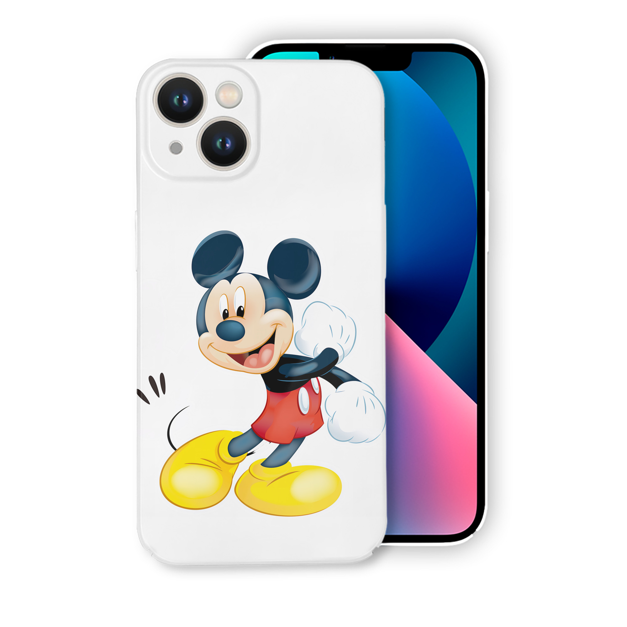 （画像用） ミッキーマウス Mickey Mouse 【iPhone 14シリーズ対応】ハードケース